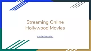 Streaming Hollywood movies without signup