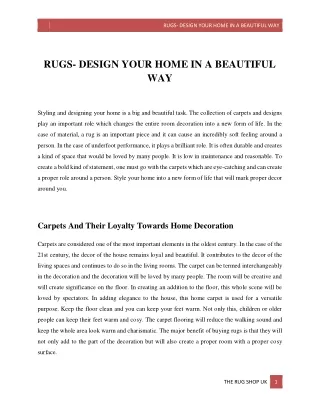 rugs design your home in a beautiful way