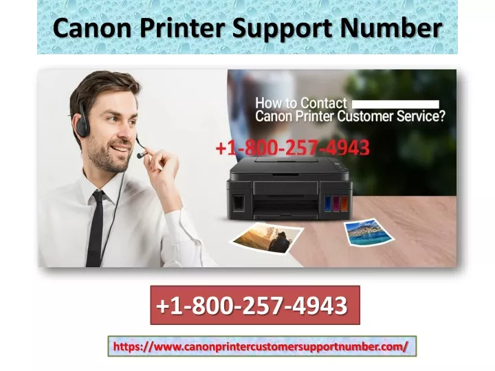 canon printer support number