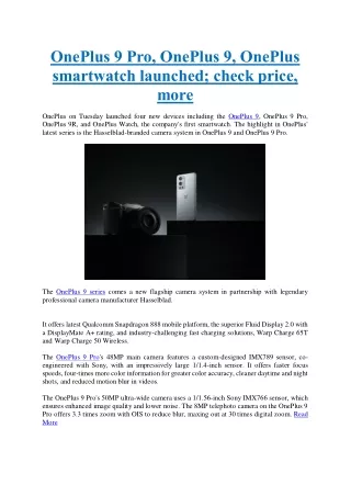 oneplus 9 pro oneplus 9 oneplus smartwatch