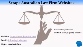 scrape australian law firm websites