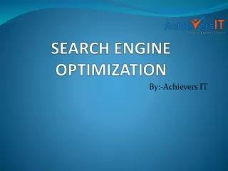 search engine optimization