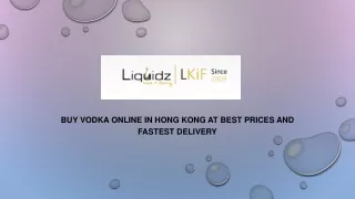 Vodka online price at the best