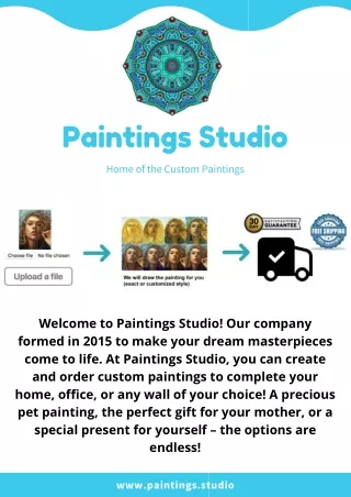 Paintings Studio - custom painting