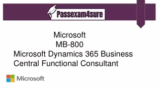 microsoft mb 800 microsoft dynamics 365 business