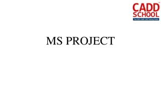 Ms project training centre in chennai | project management software in Chennai