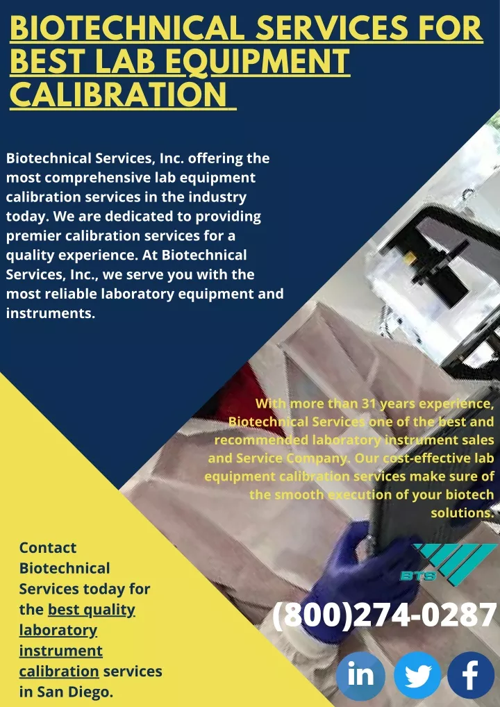 biotechnical services for best lab equipment
