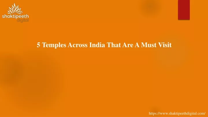 5 temples across india that are a must visit