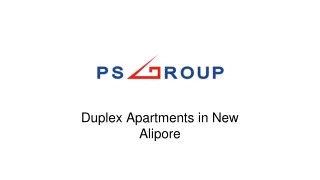 duplex apartments in new alipore