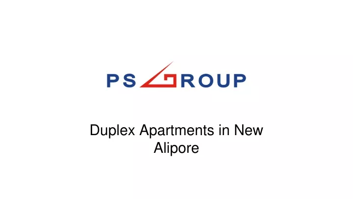 duplex apartments in new alipore