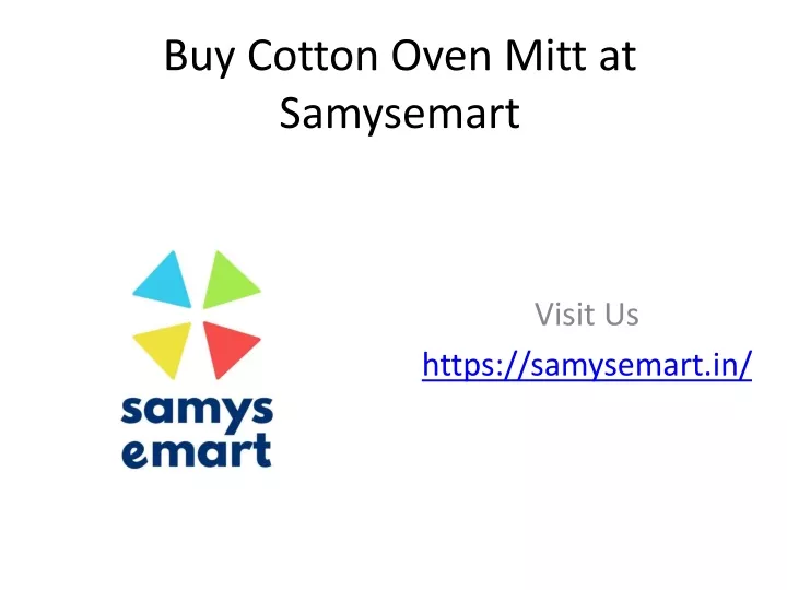 buy cotton oven mitt at samysemart