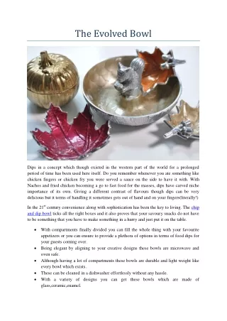 the evolved bowl