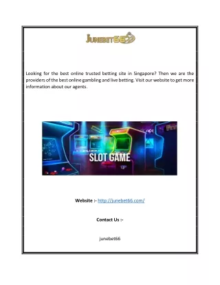 looking for the best online trusted betting site