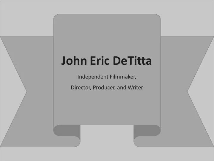 john eric detitta