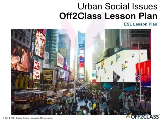 urban social issues off2class lesson plan