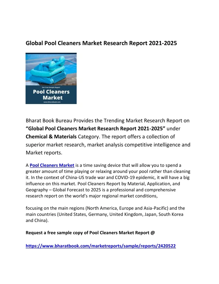 global pool cleaners market research report 2021