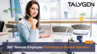 360 remote employee performance review solution