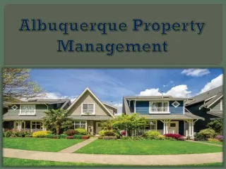 albuquerque property management