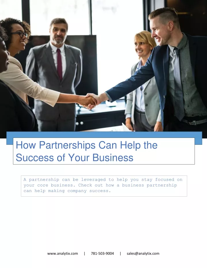 how partnerships can help the success of your