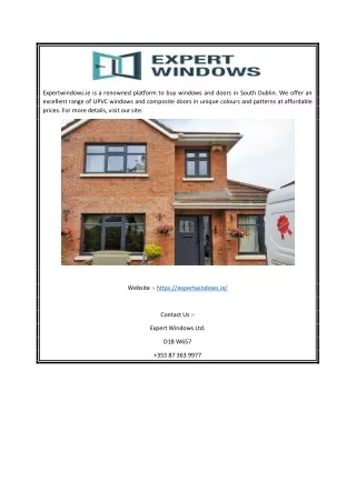 Windows and Doors South Dublin | Expertwindows.ie