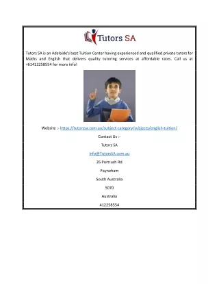 tutors sa is an adelaide s best tuition center