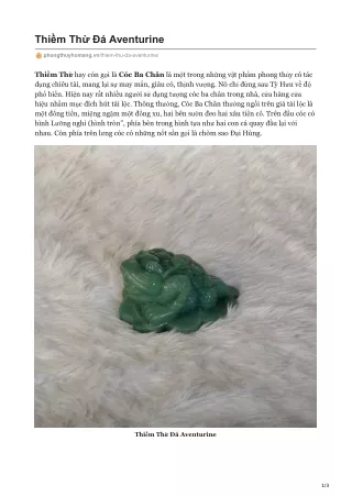 thi m th aventurine
