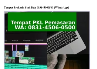 Tempat Prakerin Smk Bdp Ö831_45Ö6_Ö5ÖÖ(whatsApp)