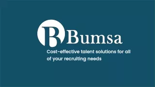 Bumsa Talent Solutions | Canadian Outsourcing Company