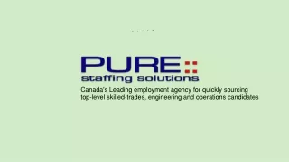 Pure Staffing Solutions | Permanent & Temporary Jobs in Canada