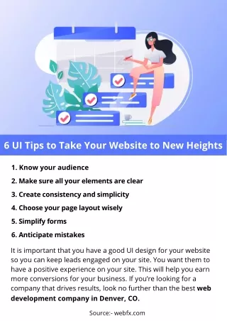 6 ui tips to take your website to new heights