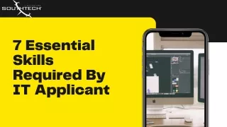 7 essential skills required by it applicant