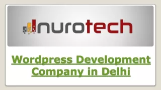 w ordpress d evelopment c ompany in d elhi