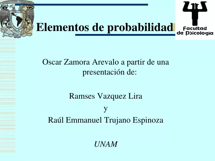 elementos de probabilidad