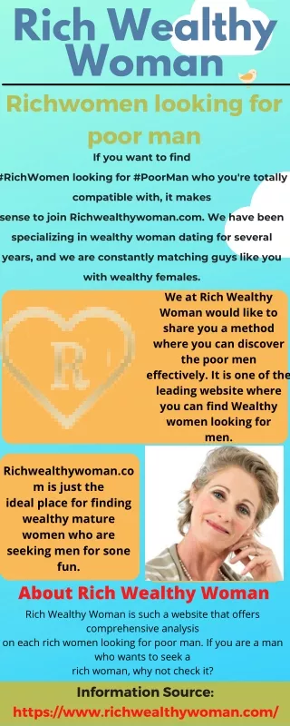 Rich Women Looking For Poor Men