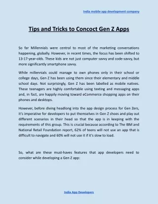 india mobile app development company
