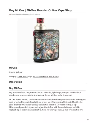 buy mi one mi one brands online vape shop