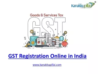 GST Registration Online in India