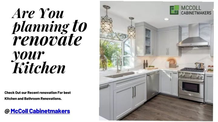 are you planning to renovate your kitchen
