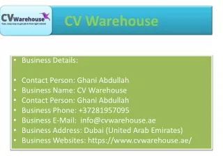 CV Writing Service