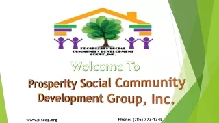 Social Community & Personal Development - PSCDG