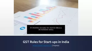 Funding Guide to Your Small Business Idea - Imprezz