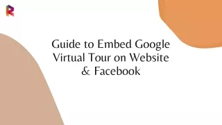 How To Embed Google Virtual Tour On Website And Facebook