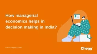 how managerial economics helps in decision making