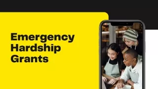 emergency hardship grants