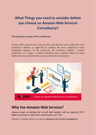 what things you need to consider before