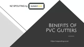 Buy PVC Gutters From NZ Spouting