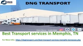 Best Transport services in Memphis, TN
