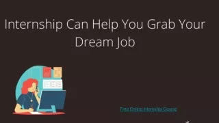 Free Online Internships with Free Certificates / online free internships