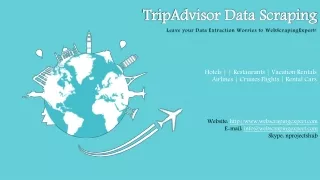 tripadvisor data scraping