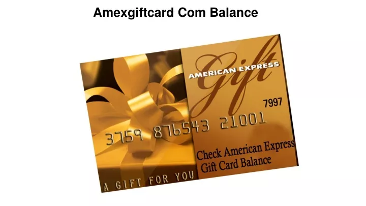 amexgiftcard com balance